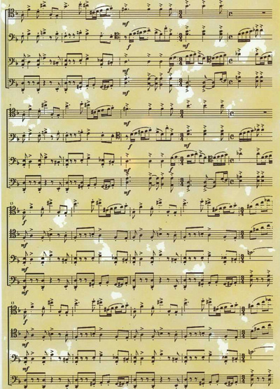 Backing Paper A4 - Music Manuscript